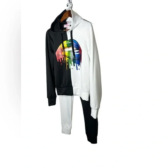 AQ Sport Women’s Sweatshirt/ Tracksuit 2Pcs Set - Picture 3 of 16